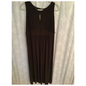 INC Cocoa Brown Maxi Dress